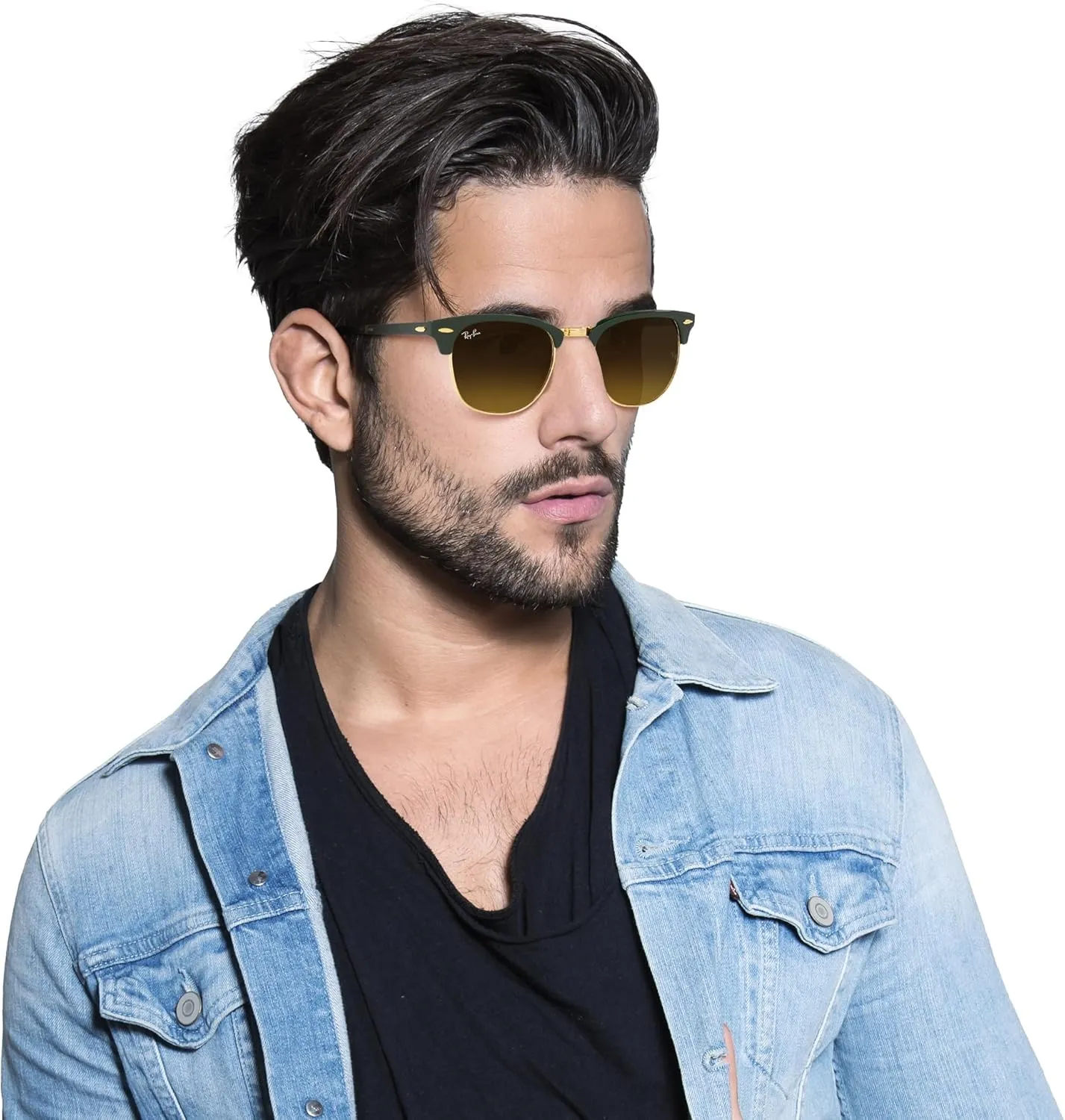 Ray-Ban RB2176 Clubmaster Folding Square Sunglasses