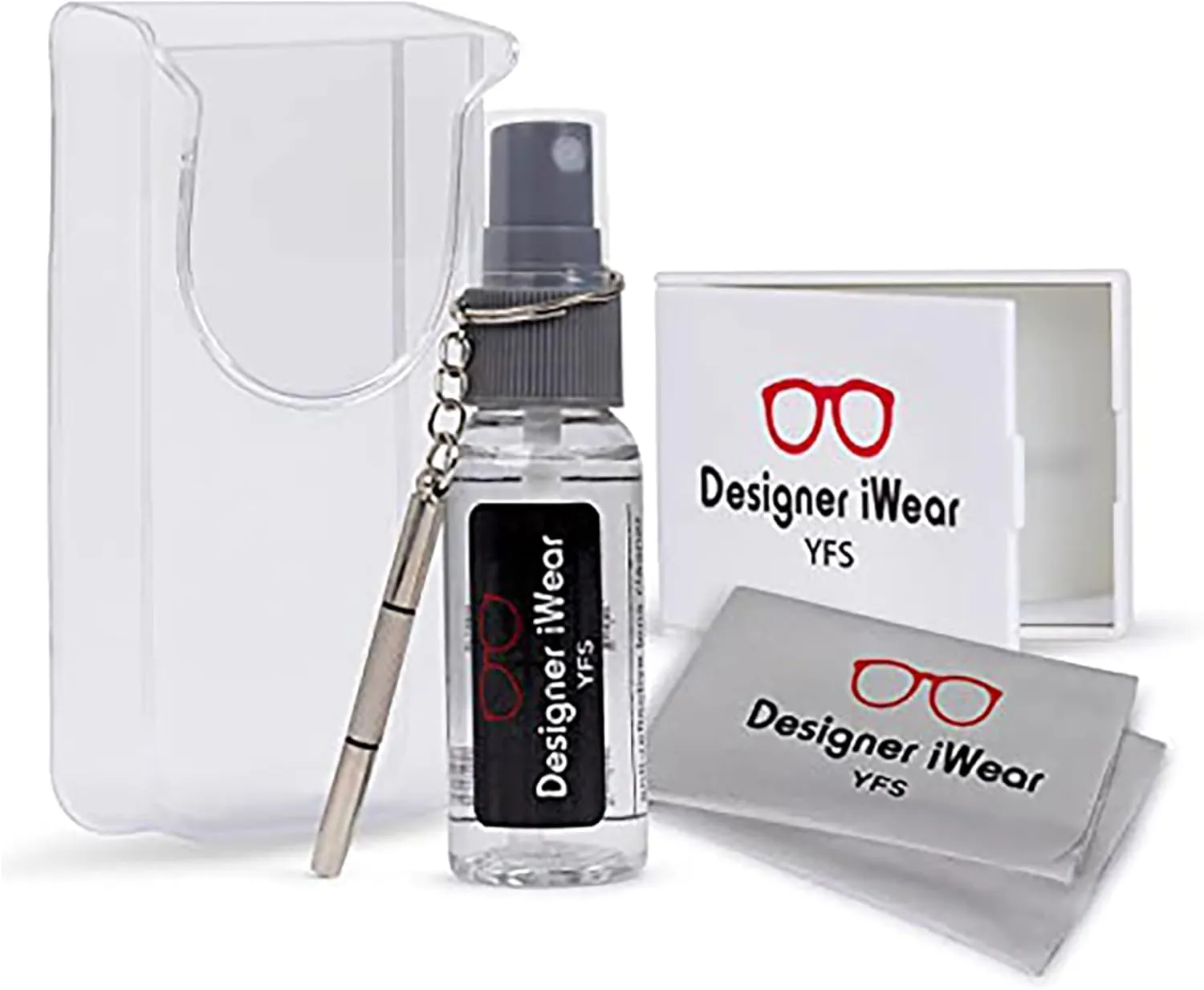 Ray-Ban RB3183 Rectangular Sunglasses For Men   BUNDLE with Designer iWear Eyewear Care Kit