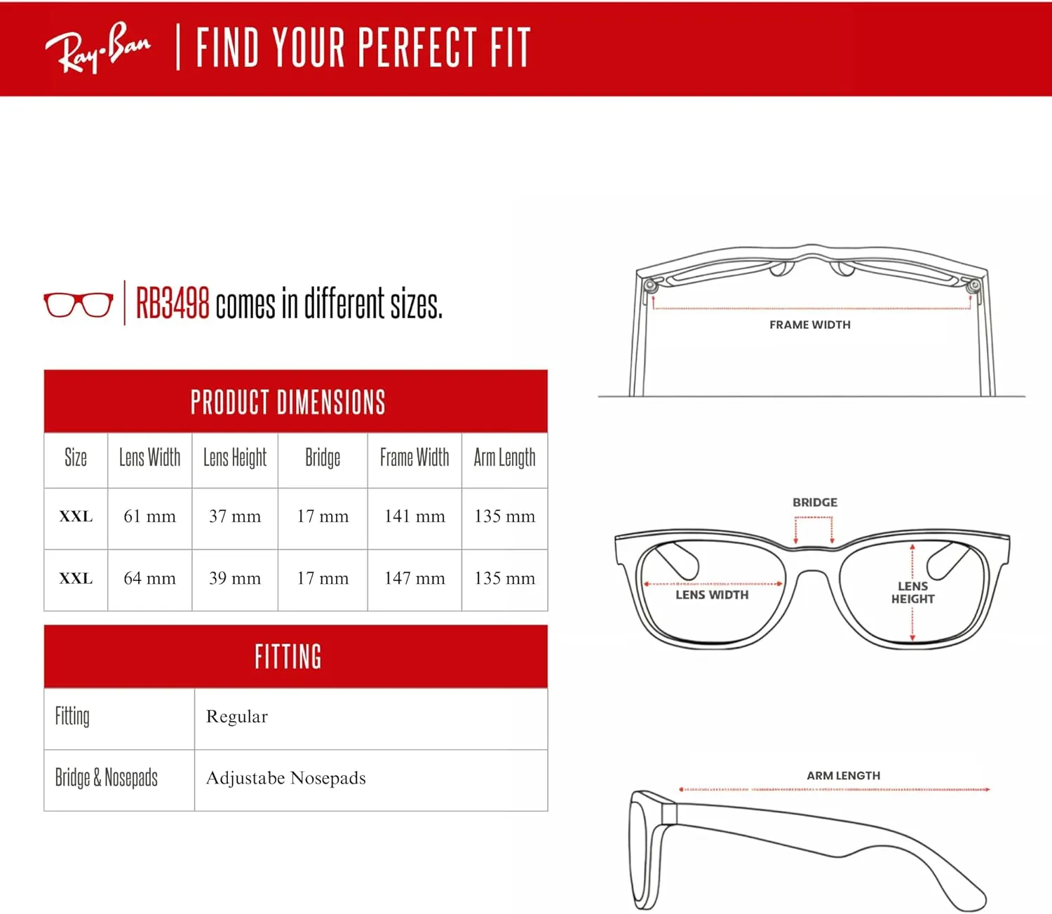 Ray-Ban RB3498 Rectangular Sunglasses For Men   BUNDLE with Designer iWear Eyewear Care Kit