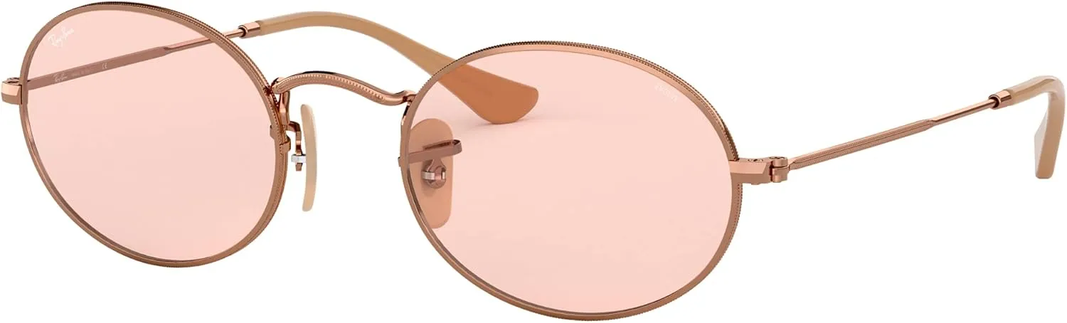 Ray-Ban RB3547N Oval Flat Lens Sunglasses