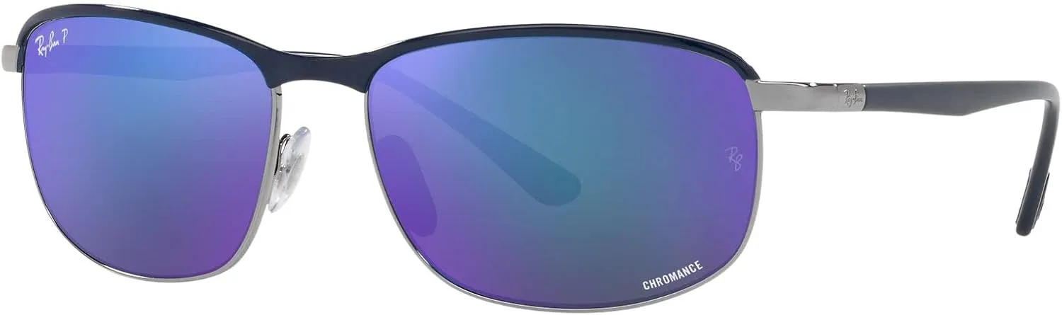 Ray-Ban RB3671CH Chromance Rectangular Sunglasses