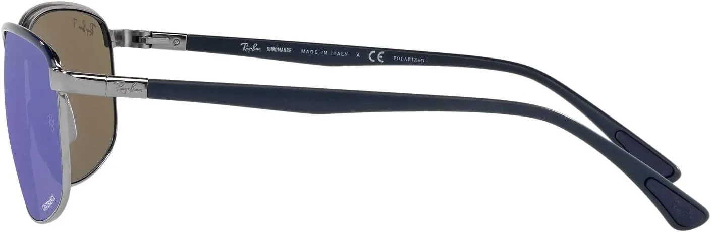 Ray-Ban RB3671CH Chromance Rectangular Sunglasses