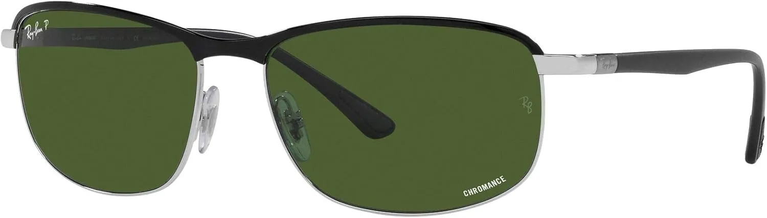Ray-Ban RB3671CH Chromance Rectangular Sunglasses