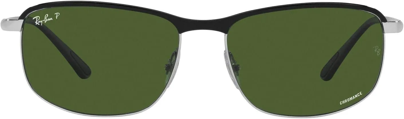 Ray-Ban RB3671CH Chromance Rectangular Sunglasses