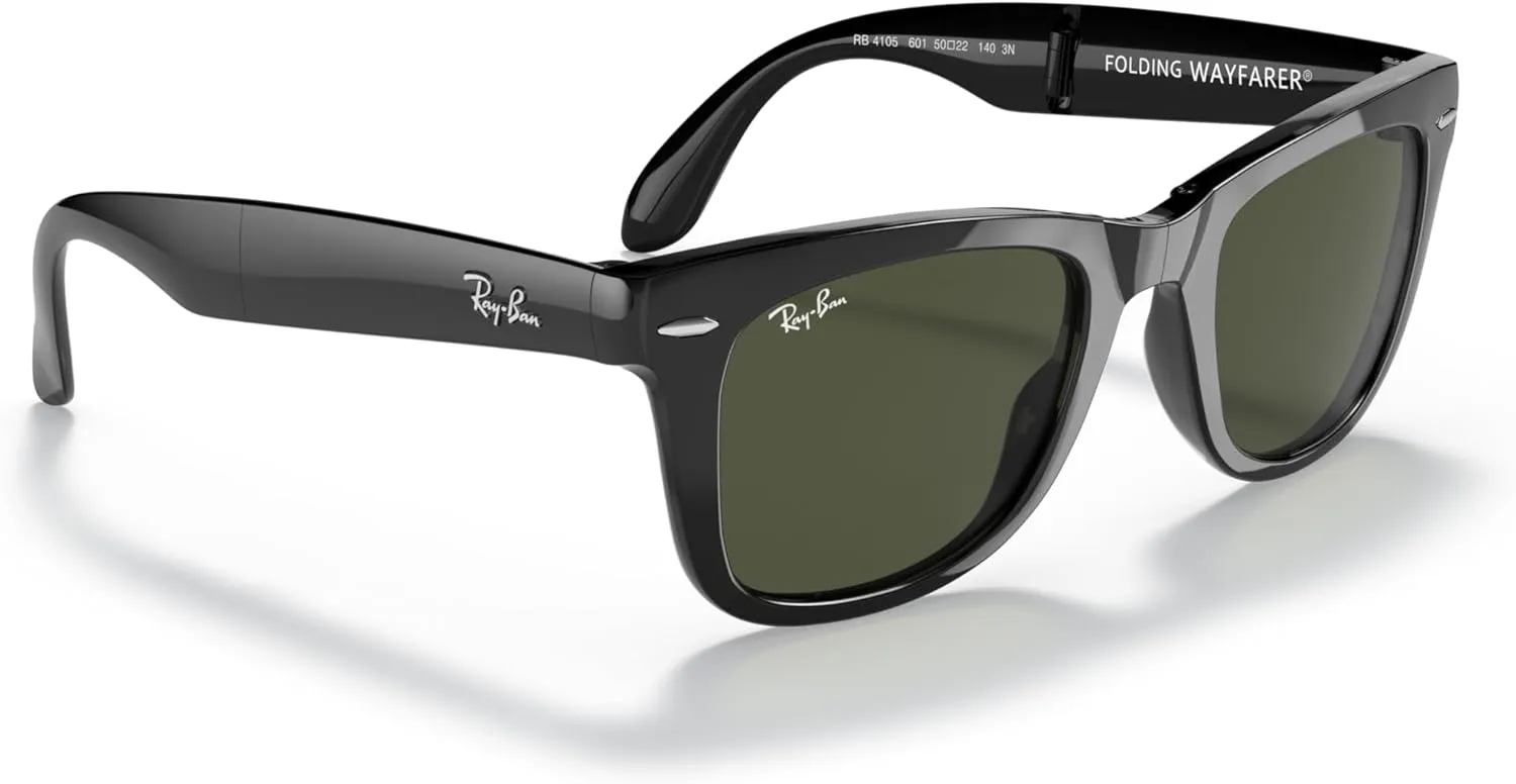 Ray-Ban RB4105 Folding Wayfarer Square Sunglasses