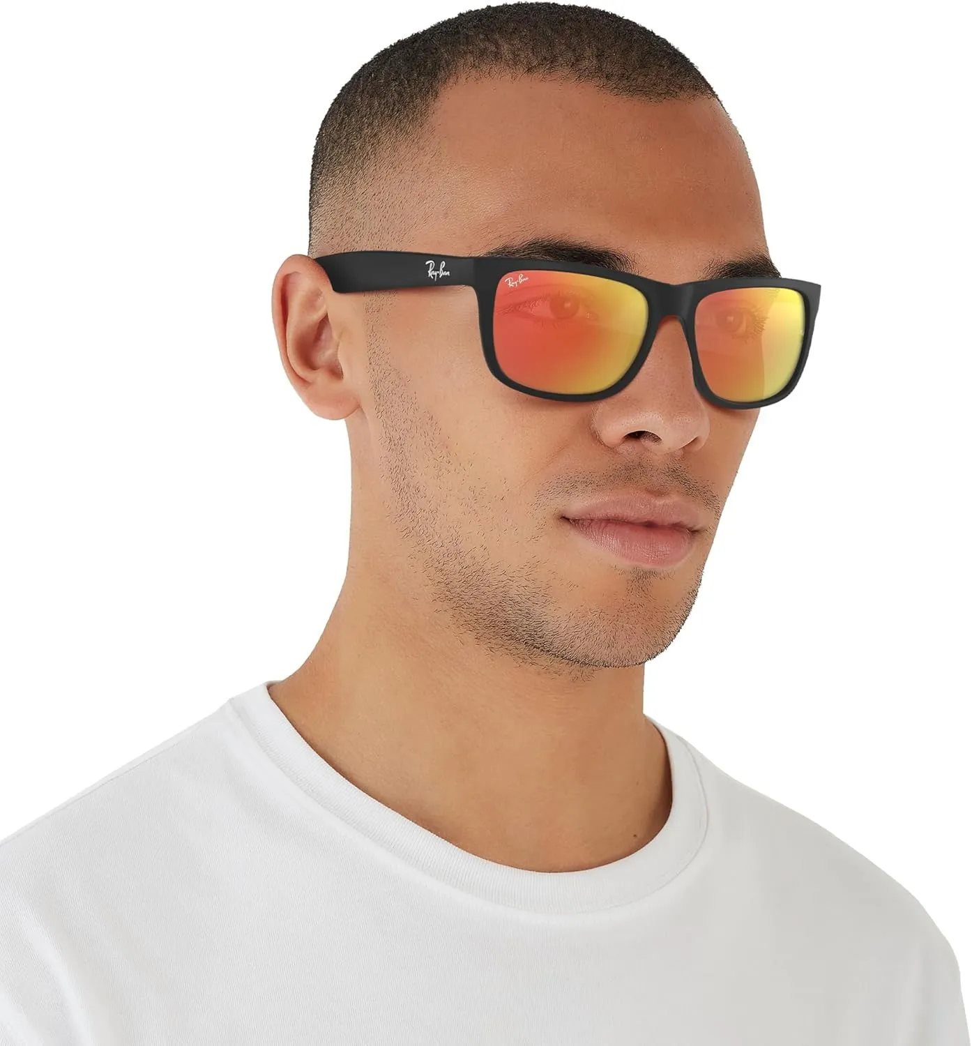 Ray-Ban RB4165 Justin Rectangular Sunglasses