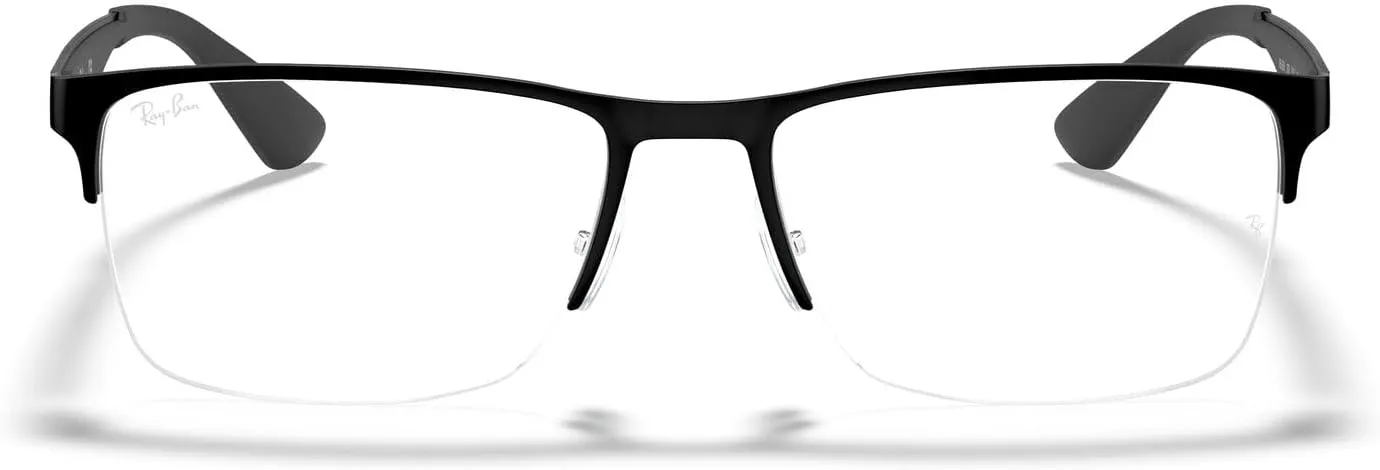 Ray-Ban Rx6335 Rectangular Prescription Eyeglass Frames