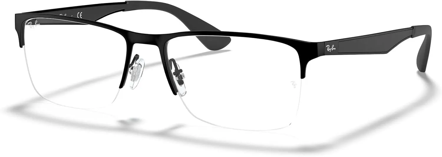 Ray-Ban Rx6335 Rectangular Prescription Eyeglass Frames