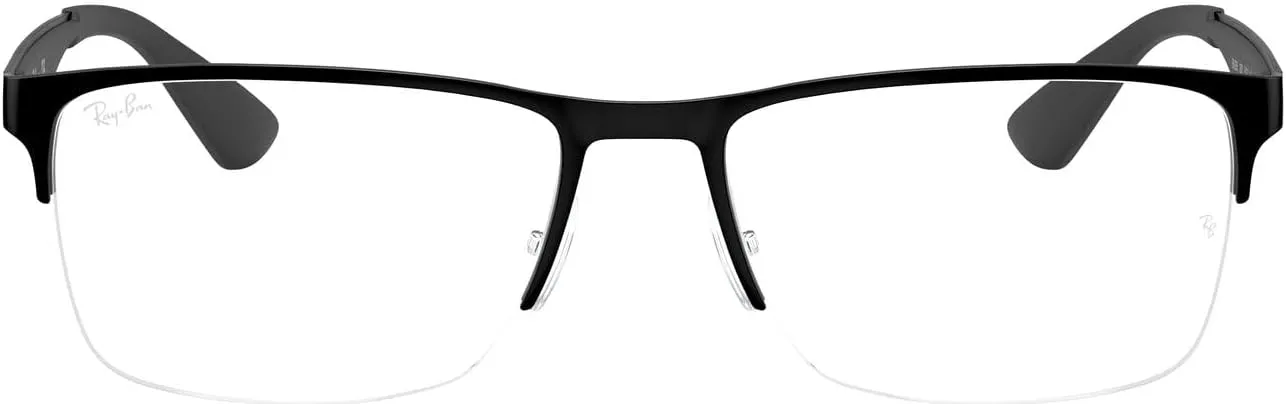 Ray-Ban Rx6335 Rectangular Prescription Eyeglass Frames