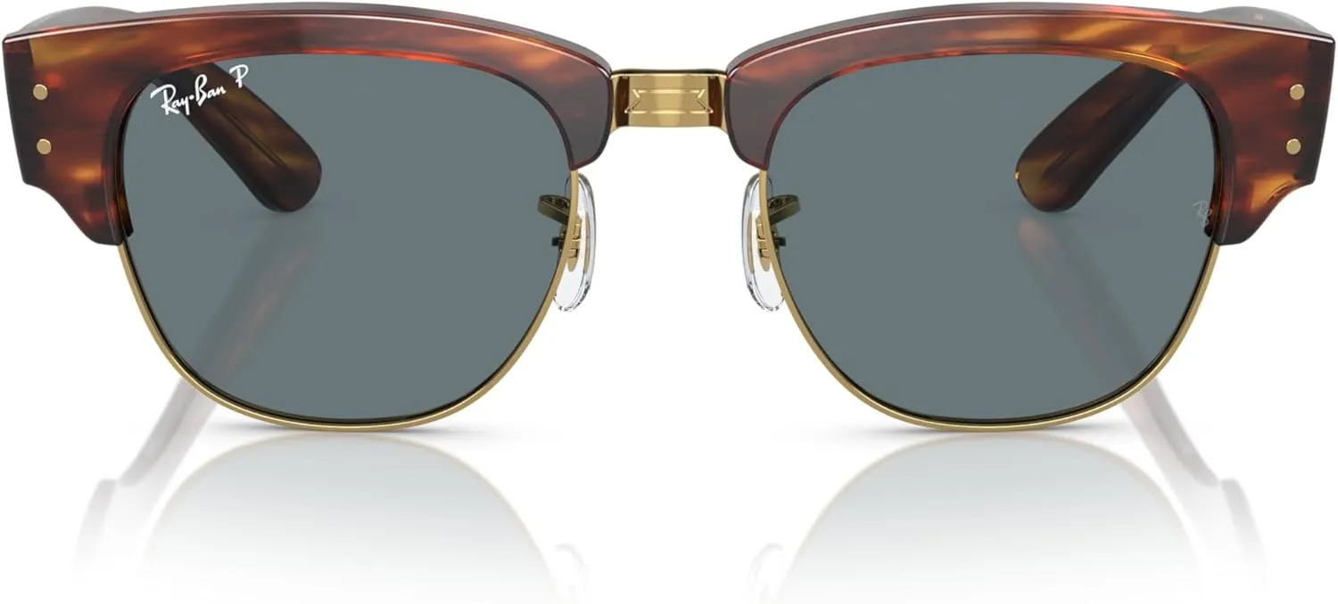Ray-Ban Unisex Sunglasses Grey On Black Frame, Black Lenses, 50MM