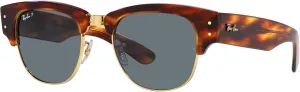 Ray-Ban Unisex Sunglasses Grey On Black Frame, Black Lenses, 50MM