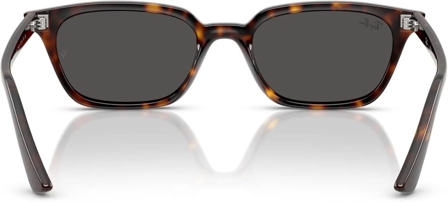 Ray-Ban Unisex Sunglasses Light Blue Frame, Violet Lenses, 53MM
