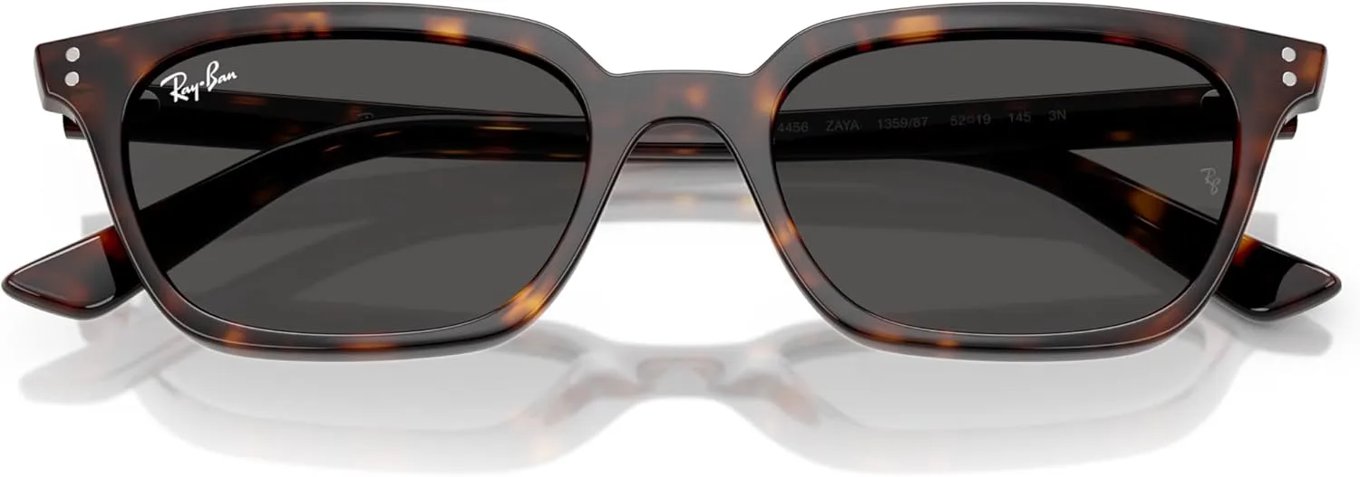 Ray-Ban Unisex Sunglasses Light Blue Frame, Violet Lenses, 53MM