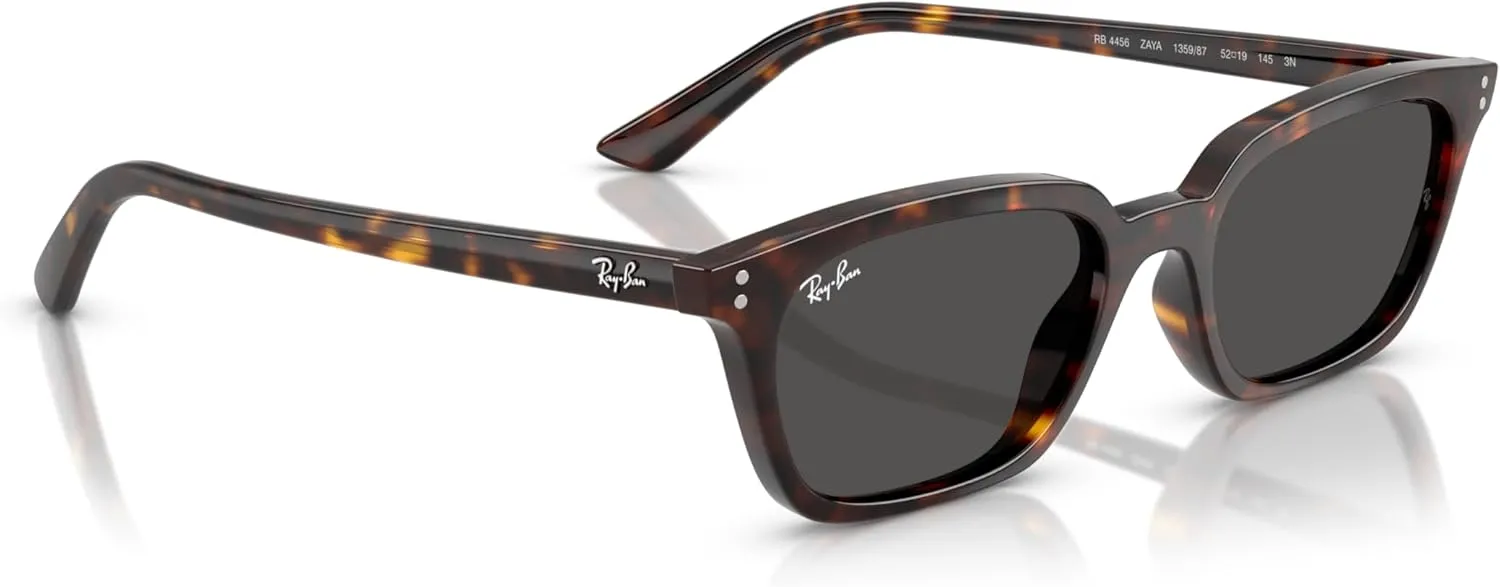 Ray-Ban Unisex Sunglasses Light Blue Frame, Violet Lenses, 53MM