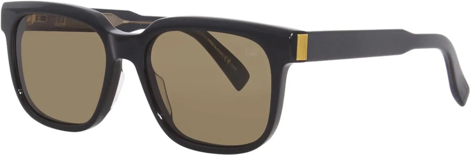 Rectangular Sunglasses DU0002S 001 Black/Gold 54mm