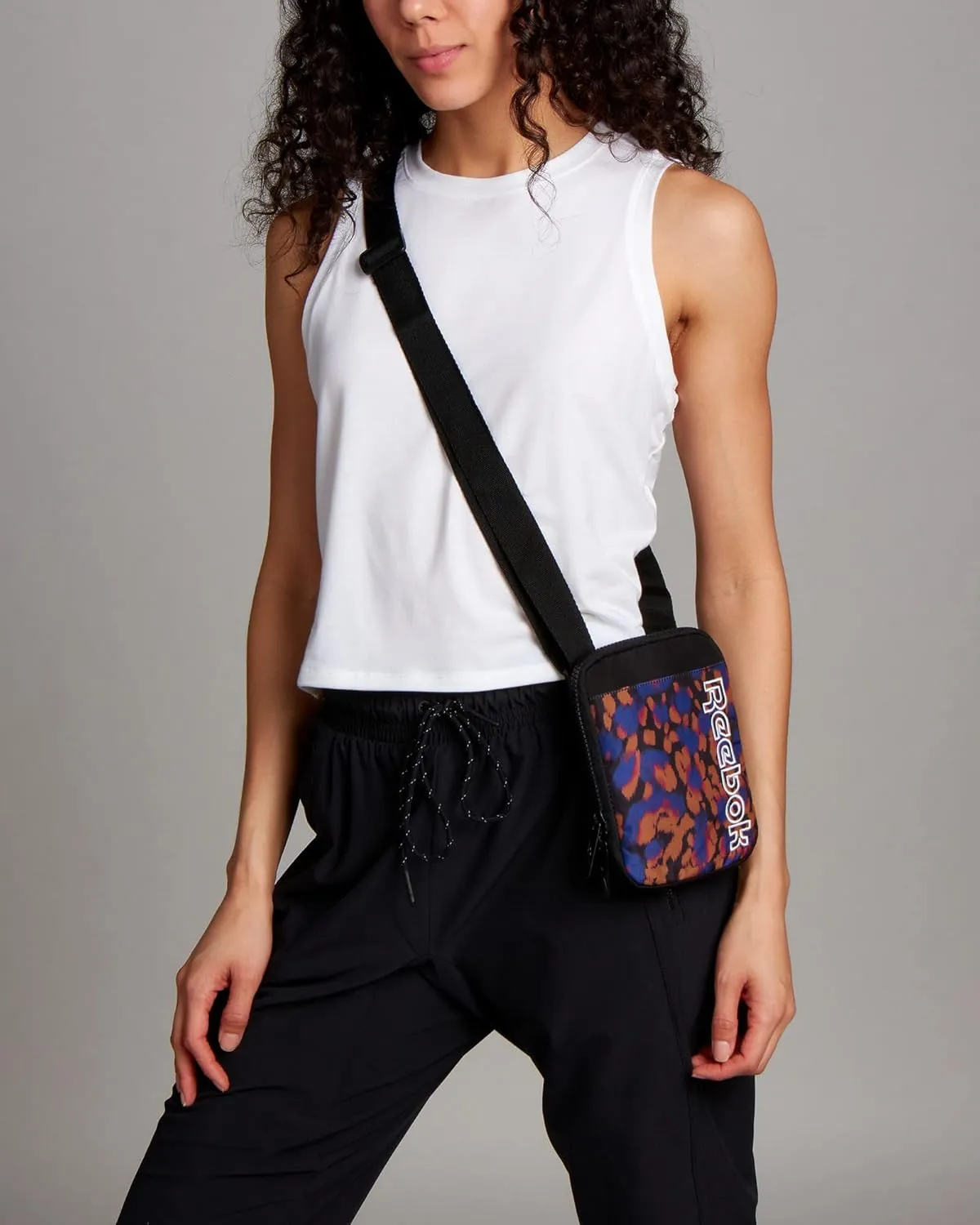 Reebok Women's Crossbody Bag - Mini Purse Shoulder Handbag with Adjustable Strap - Small Casual Sling Bag for Women