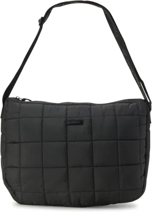 Reebok Womens Crossbody Bag - Oversized Quilted Puffer Tote Bag for Women, Large Shoulder Purse for Gym Travel & Everyday Use