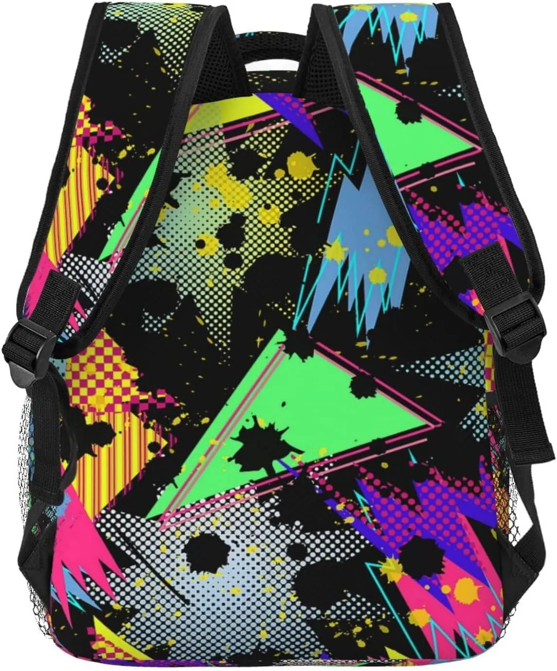 Retro 80s 90s Backpack,Cute Bookbags Laptop Bag Shoulder Bags Travel Hiking Camping Daypack for Men Women