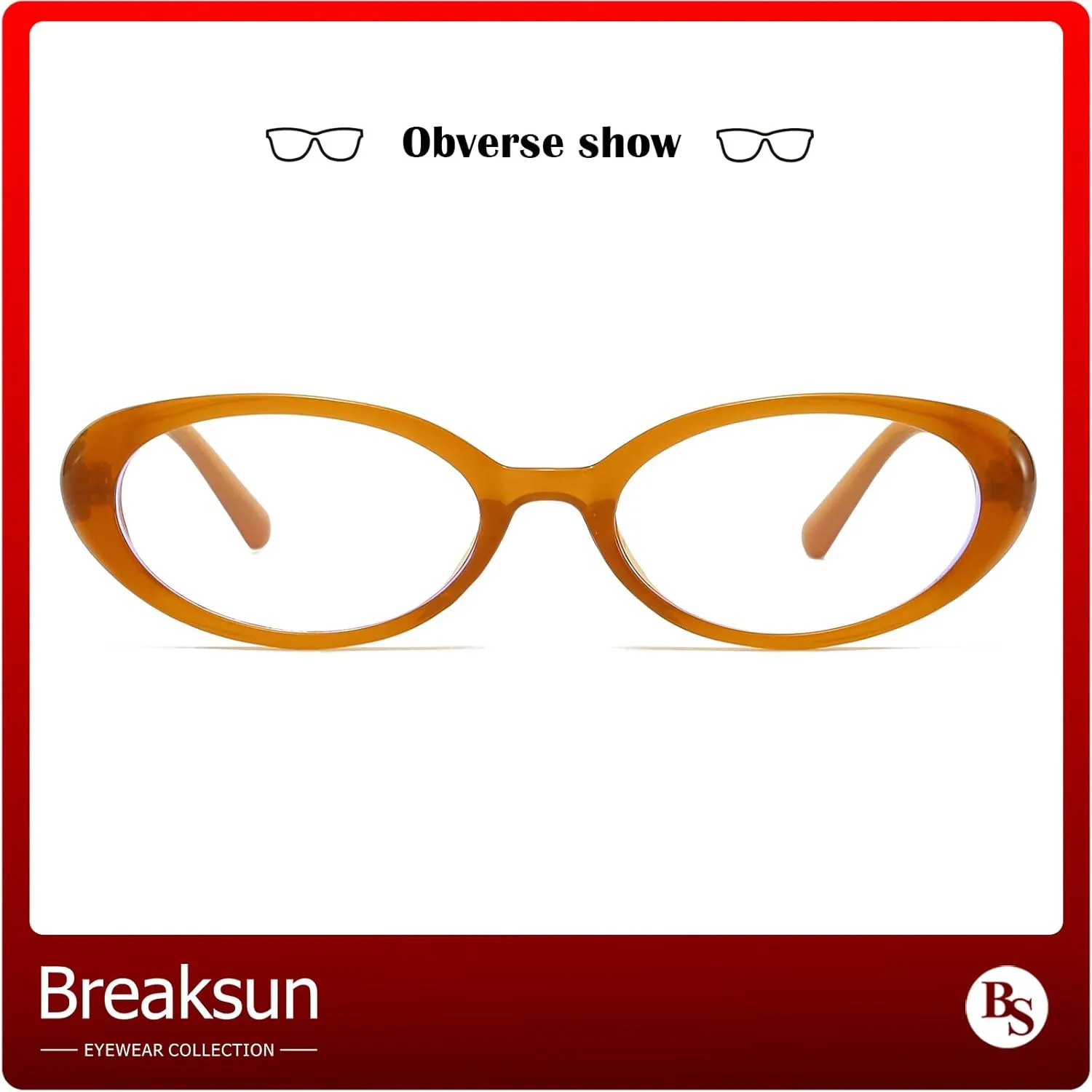 Retro Oval Glasses for Women Men Fashion 90s Blue Light Blocking Glasses Small Face Clear Lens Eyeglasses
