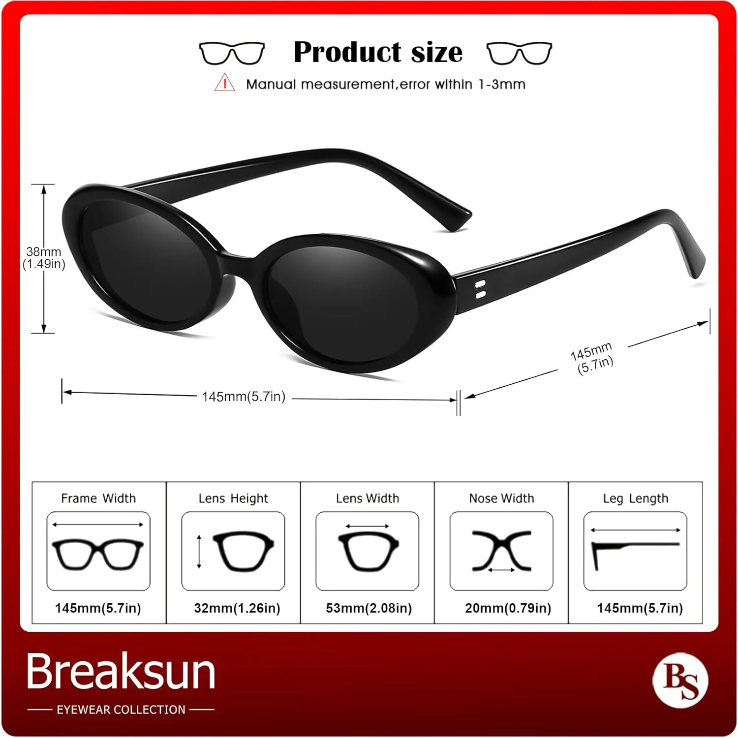 Retro Oval Sunglasses for Women Men Fashion Small Oval Sunglasses 90s Vintage Shades
