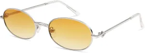 Retro Oval Sunglasses for Women Men Trendy Designer 90s Sun Glasses Classic Shades AP3662