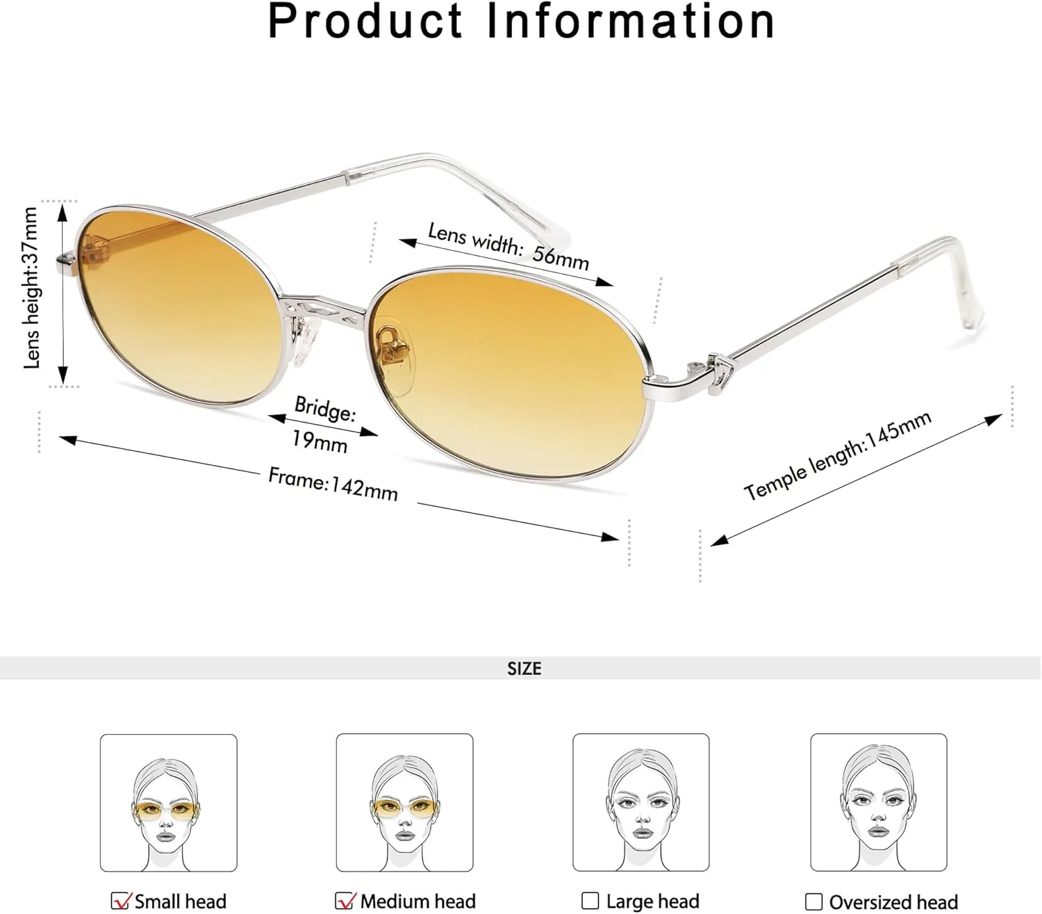 Retro Oval Sunglasses for Women Men Trendy Designer 90s Sun Glasses Classic Shades AP3662