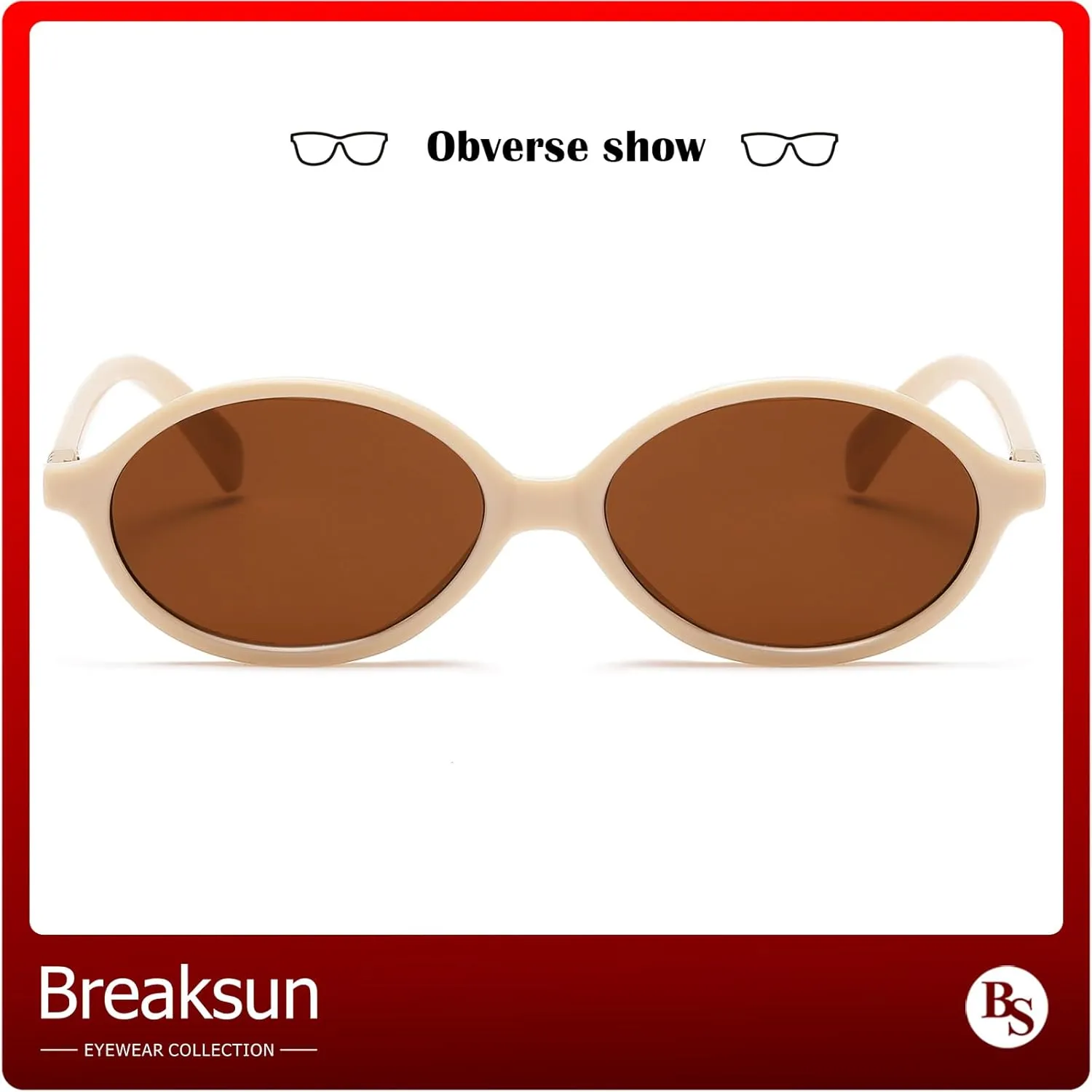 Retro Oval Sunglasses for Women Men Trendy Round Sunnies 90s Vintage Style