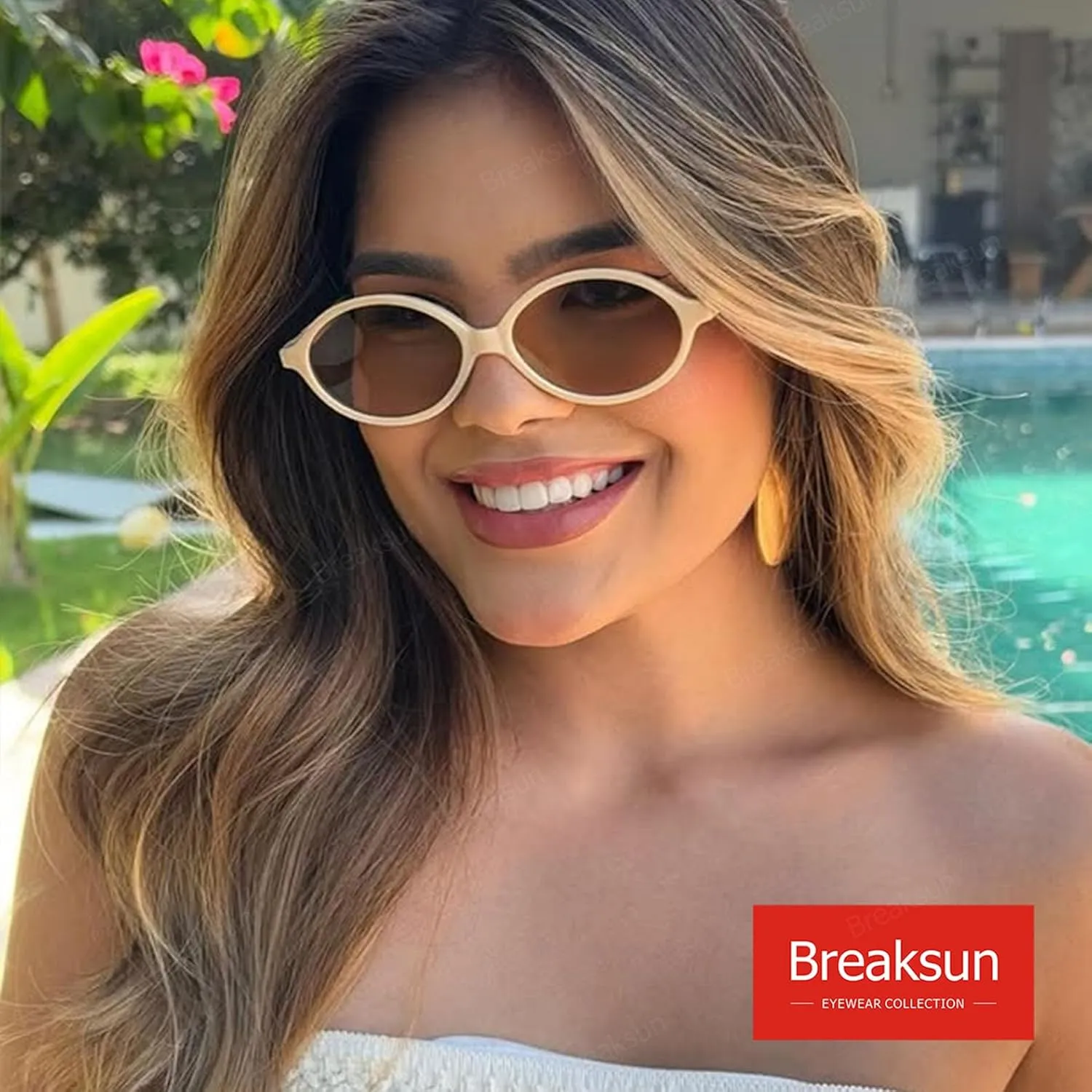 Retro Oval Sunglasses for Women Men Trendy Round Sunnies 90s Vintage Style