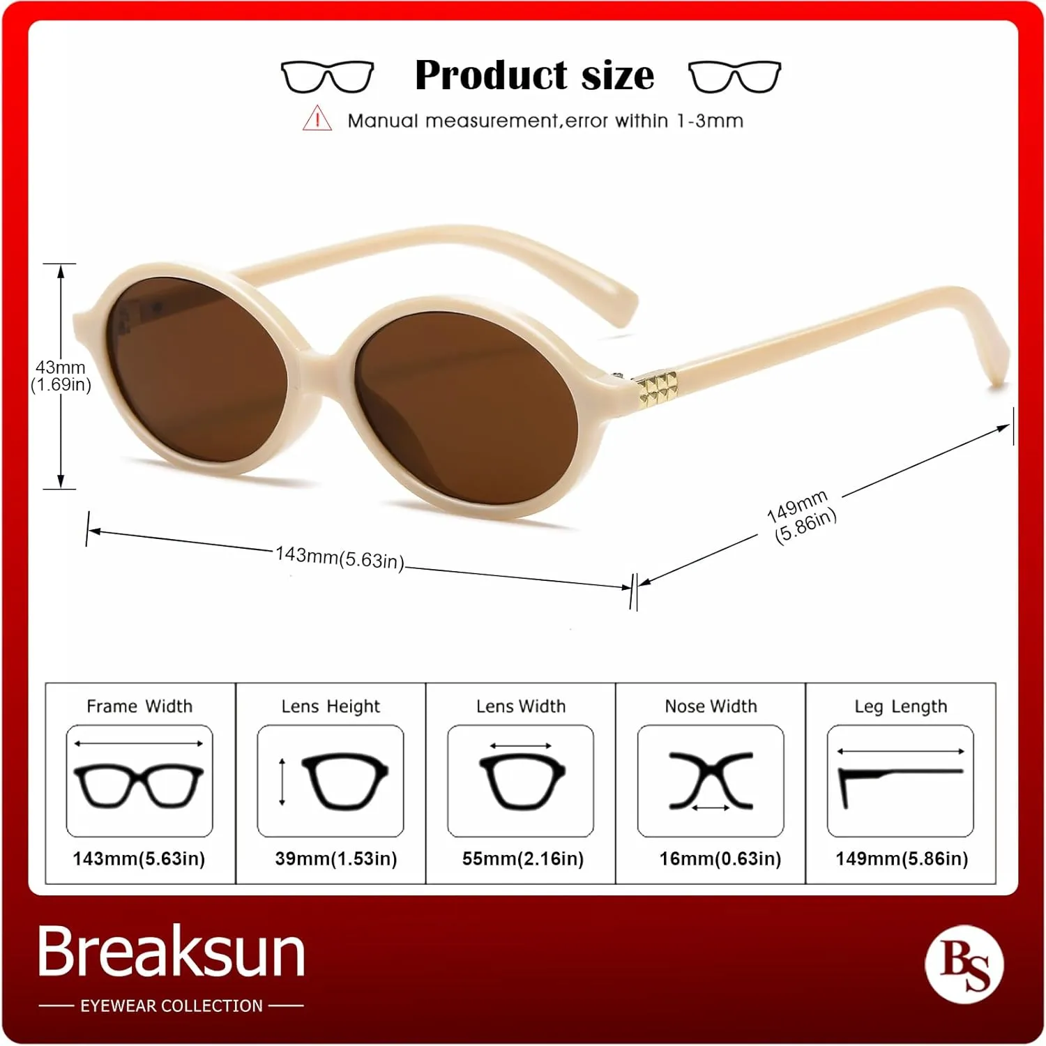 Retro Oval Sunglasses for Women Men Trendy Round Sunnies 90s Vintage Style