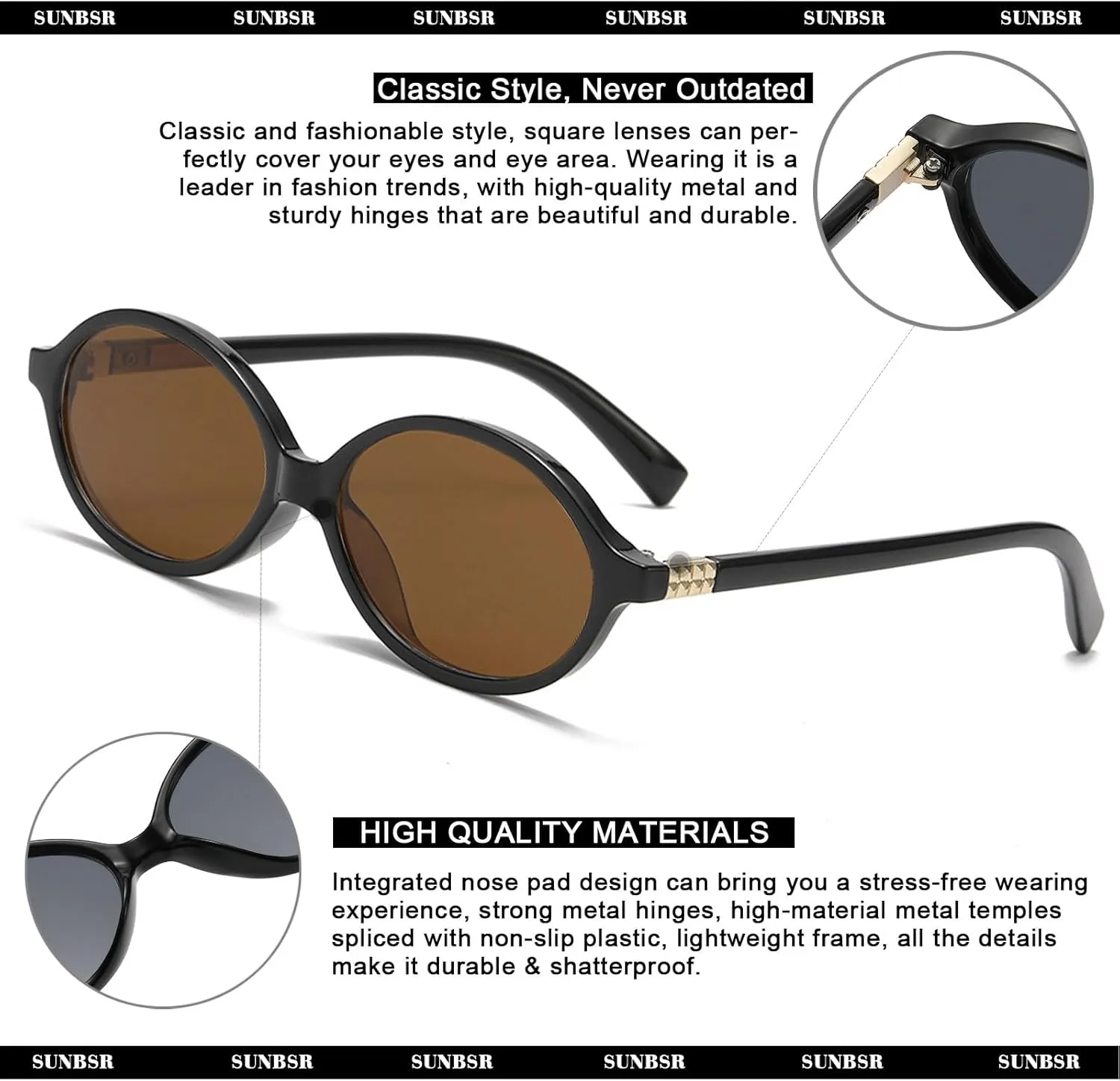 Retro Oval Sunglasses for Women Men Trendy Round Tortoise Sun Glasses 90s Vintage Shades