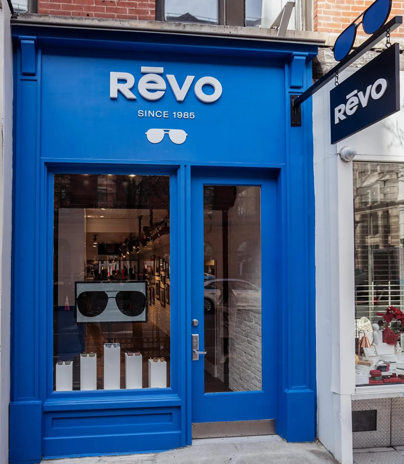 Revo Sunglasses Cobra: Polarized Crystal Glass Lens with Stainless Steel Round Frame