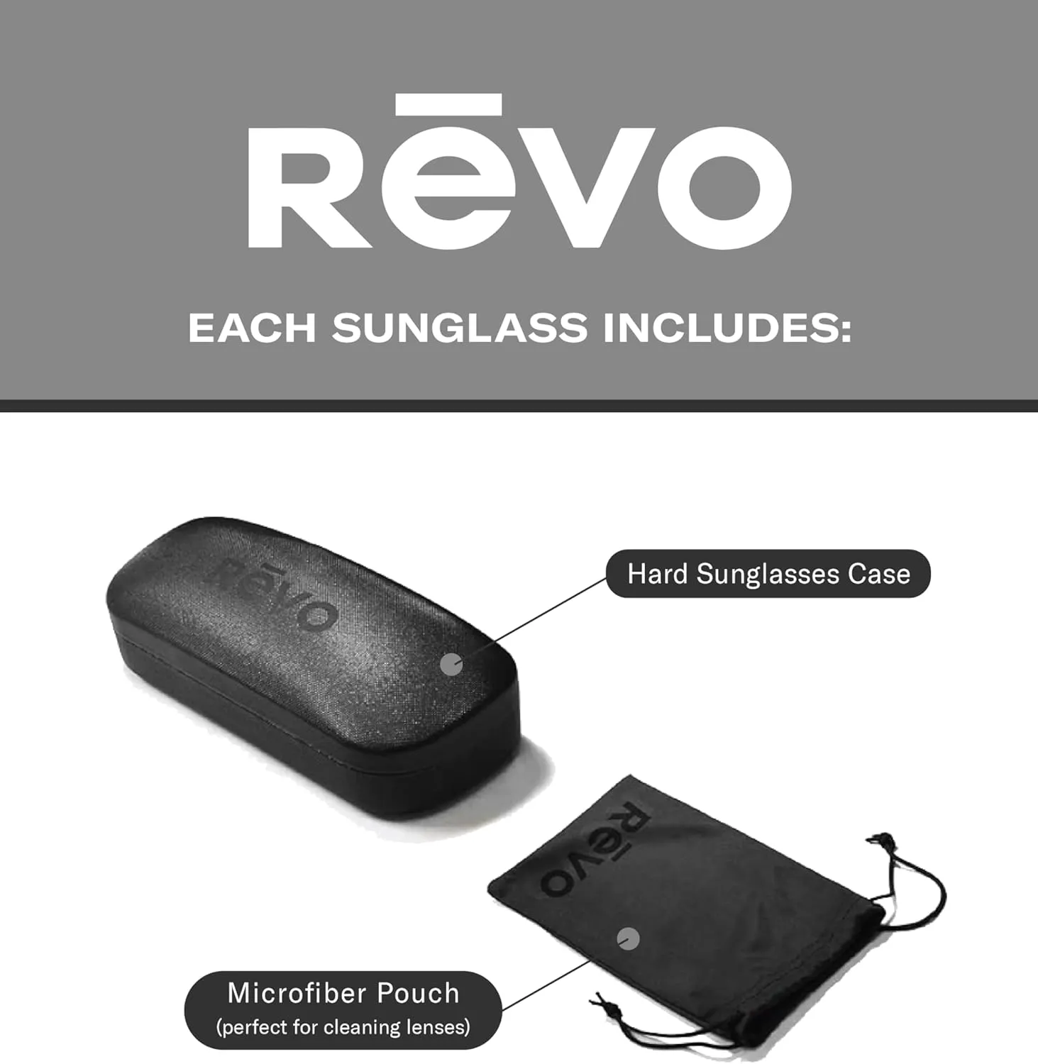 Revo Sunglasses Descend N: Polarized Lens with Rimless Rectangular Frame