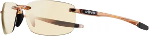 Revo Sunglasses Descend N: Polarized Lens with Rimless Rectangular Frame