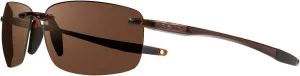 Revo Sunglasses Descend N: Polarized Lens with Rimless Rectangular Frame