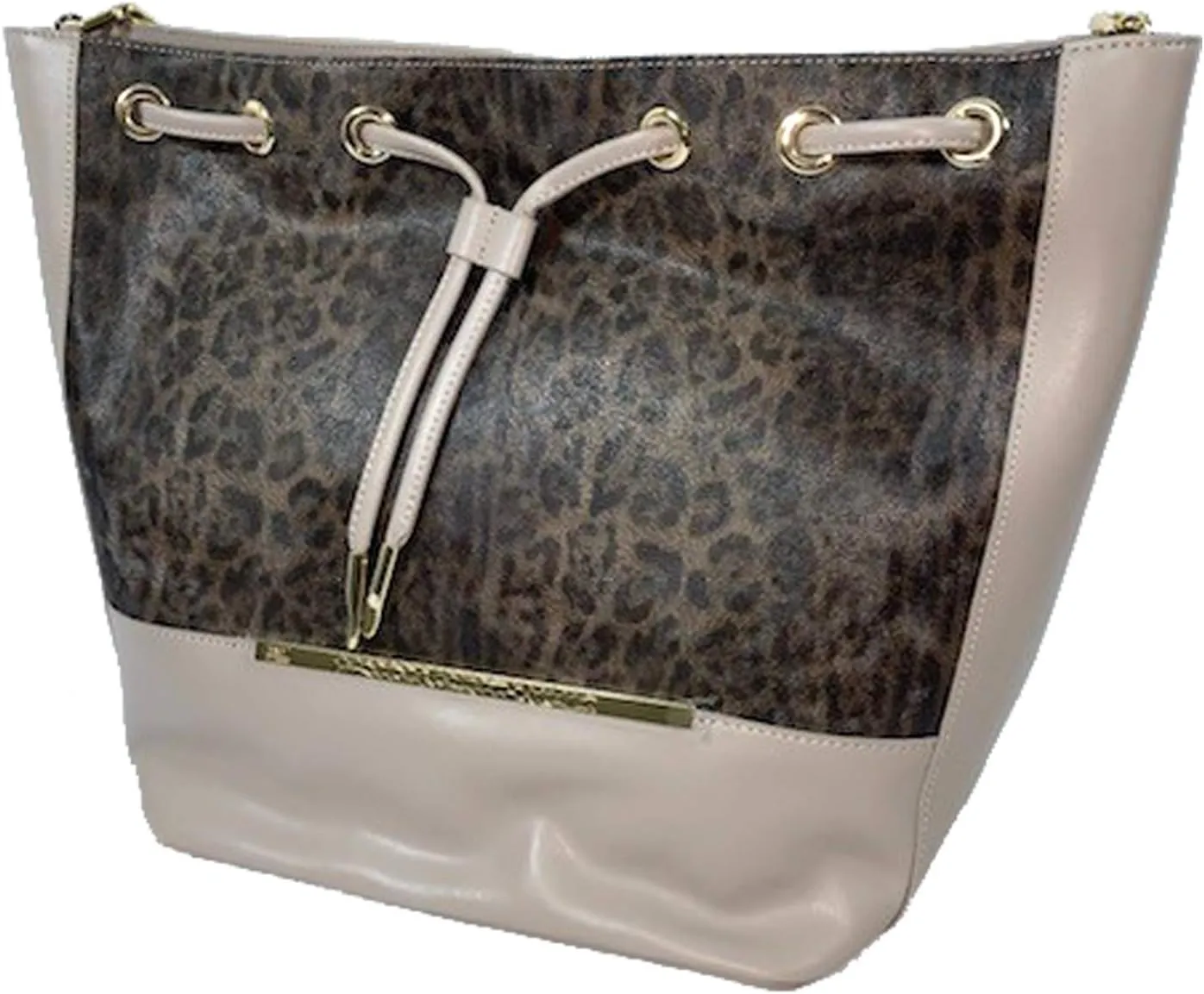 ROBERTO CAVALLI Class Candy Leopard Satchel Bag