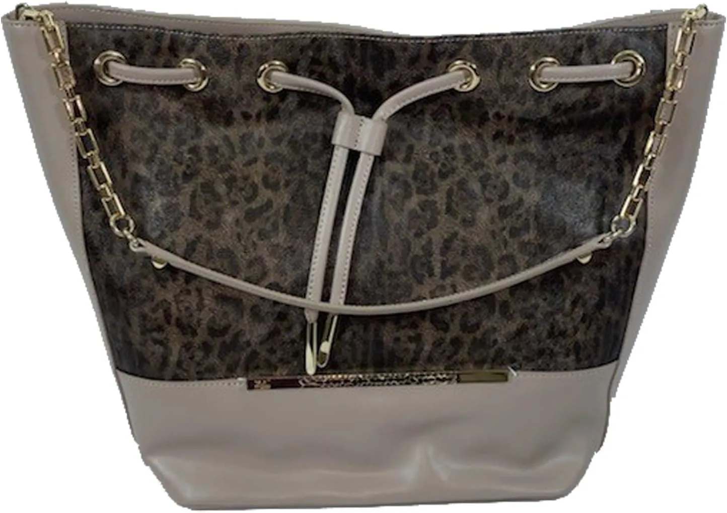 ROBERTO CAVALLI Class Candy Leopard Satchel Bag