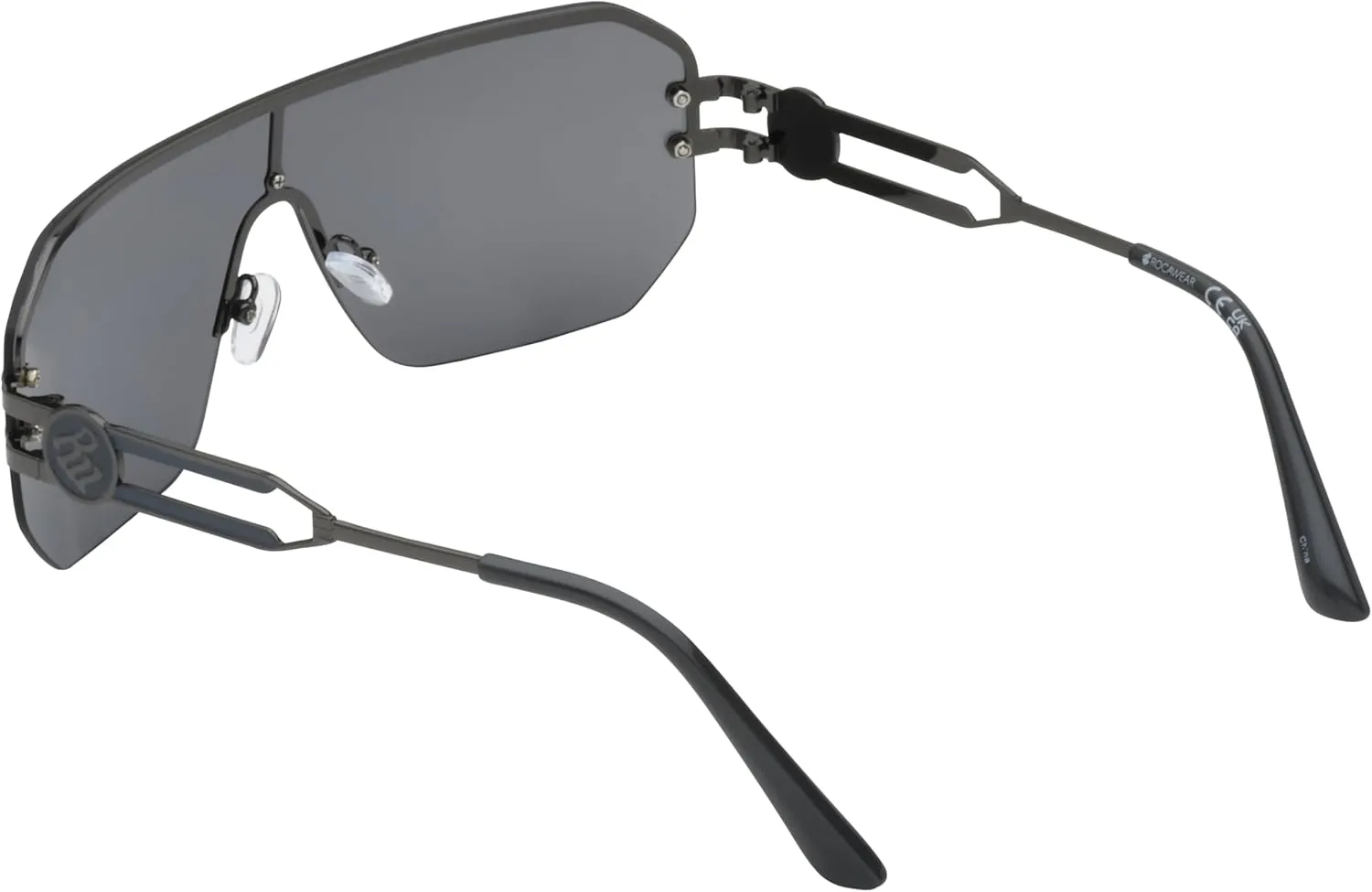 Rocawear Men's R1022 Rimless Metal Rectangular Sunglasses