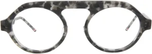 Round/Oval Optical Frames Grey Tortoise Luxury Eyewear Made In Japan Acetate Frame Designer Fashion for Everyday Luxury
