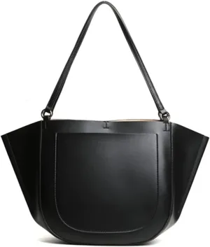 ROUROU Shoulder Bag for Women Multi Pocket Tote Bag Large Capacity Handbag Top Handle Satchel Retro Purse