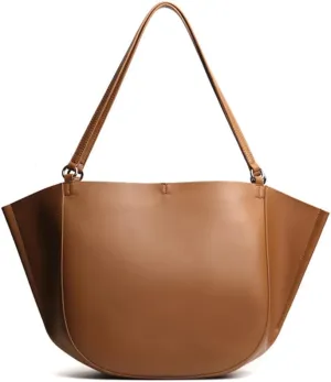 ROUROU Shoulder Bag for Women Multi Pocket Tote Bag Large Capacity Handbag Top Handle Satchel Retro Purse