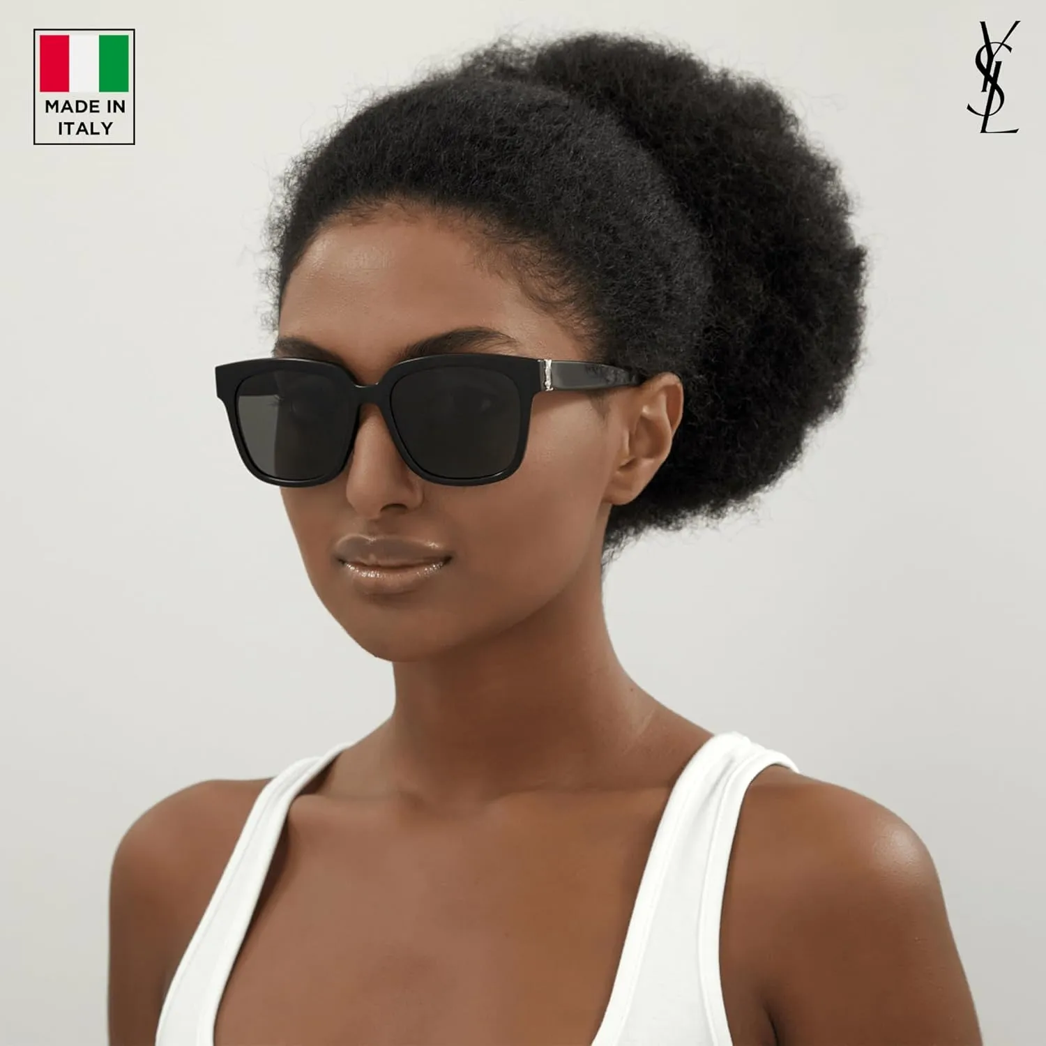 SAINT LAURENT SL M40 rectangular shape Sunglasses   Bundle with eSHADES Luxury Eyewear Kit