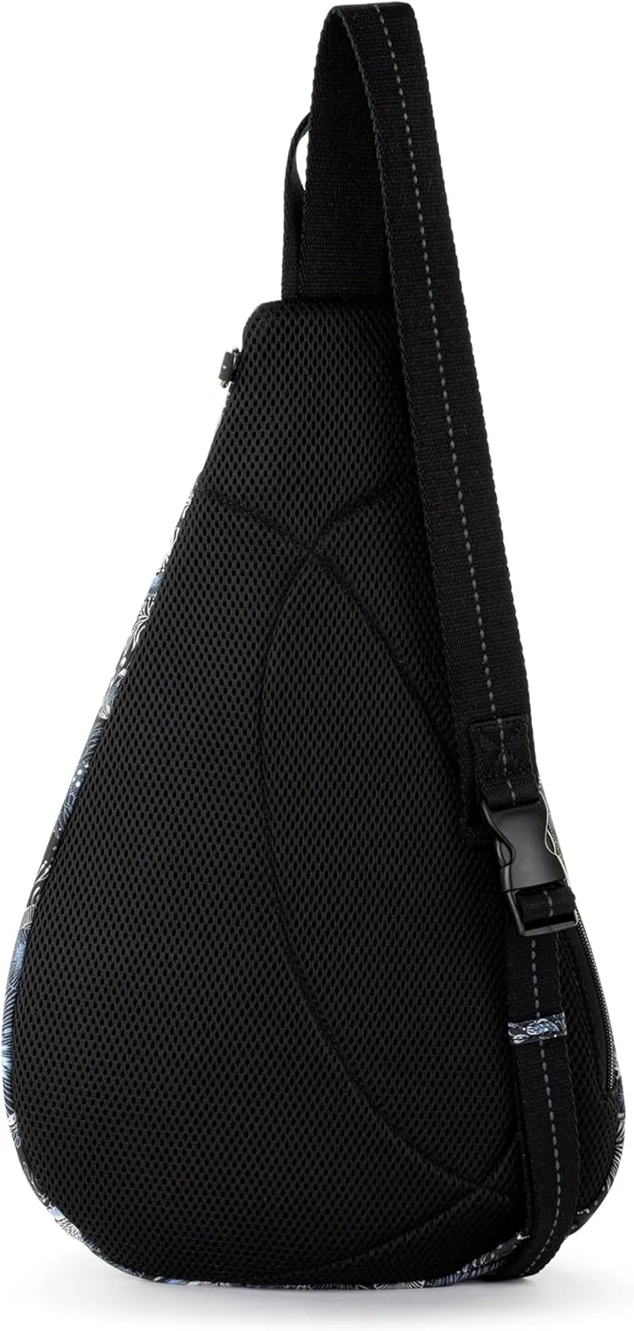 Sakroots On The Go Large Sling Backpack in Eco-Twill, Convertible Crossbody Bag, Midnight Seascape