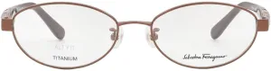 Salvatore Ferragamo Demo Oval Ladies Eyeglasses SF2532A 210 52