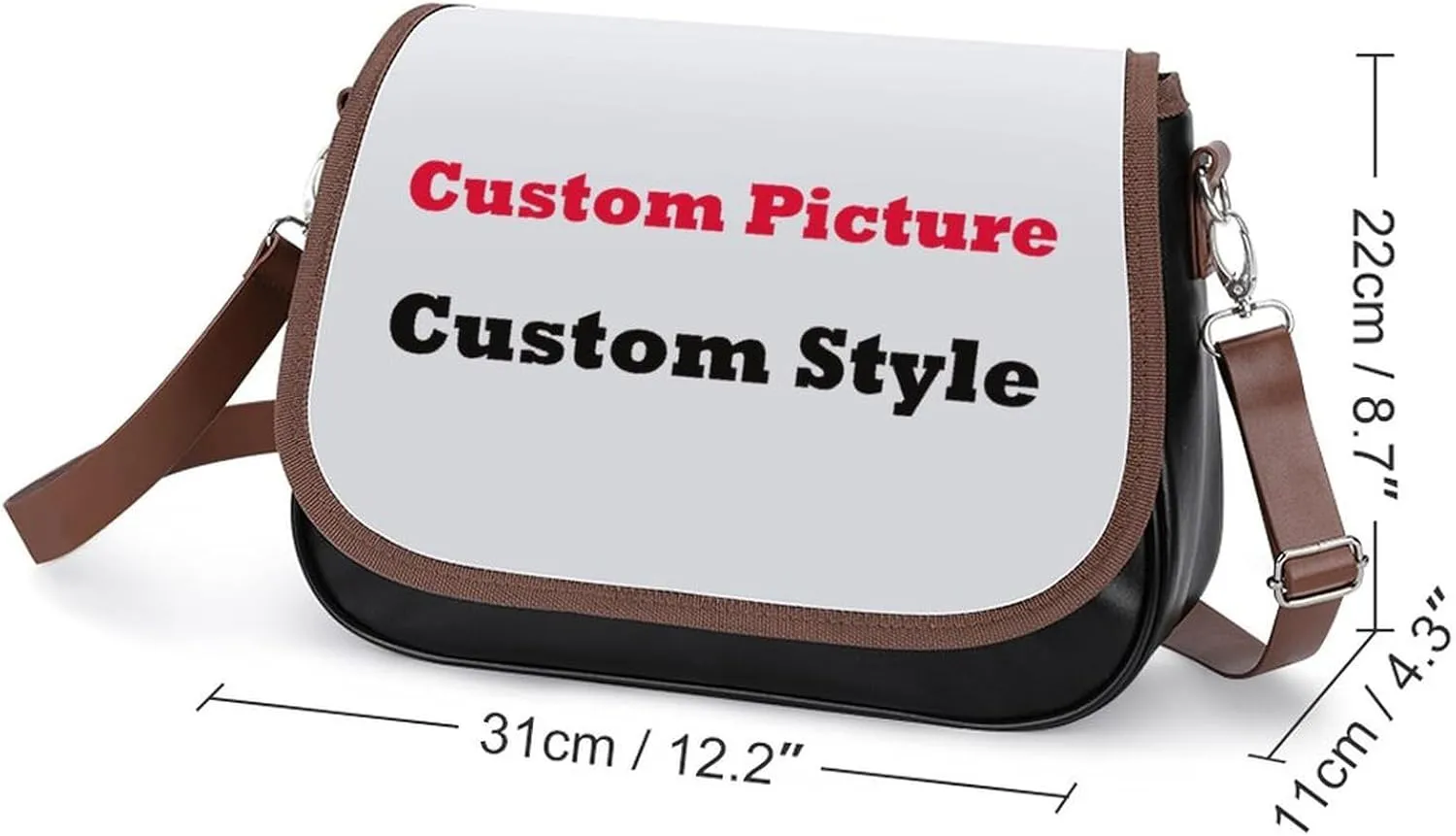 Samoa Island Tribe Design Women'S Bag Fashion Durable Polynesian Leather Crossbody Bag Custom Pattern