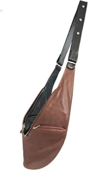 SASH Crossbody Bag - Genuine or Faux Leather Purse for Women - Travel Sling Bag with FRID-Protected Wallet