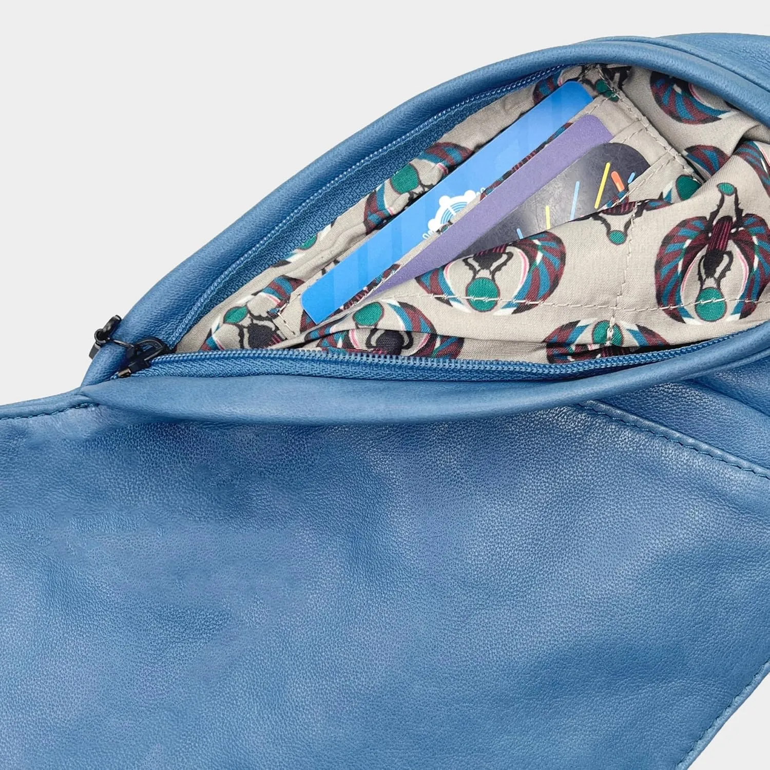 SASH Crossbody Bag - Leather Purse for Women - Travel Sling Bag with FRID-Protected Wallet