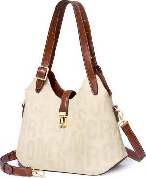 Satchel Bag Handbag Purse for Women Ladies Crossbody Bag Large Leather Top Handle Tote Handbag with Adjustable Strap