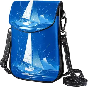 Satchel Bag Lighthouse Landscape Purse Crossbody Leather Messenger Bag For Women