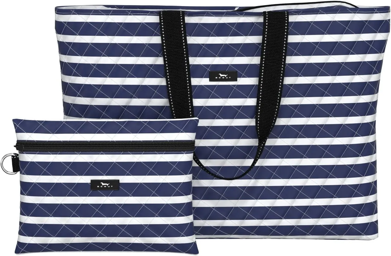 SCOUT Plus 1 Foldable Travel Bag, 2 Bags in 1, Tote Folds into Zipper Pouch