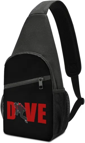 Scuba Diving Diver Sling Bag Travel Daypack Crossbody Shoulder Backpack for Hiking Cycling